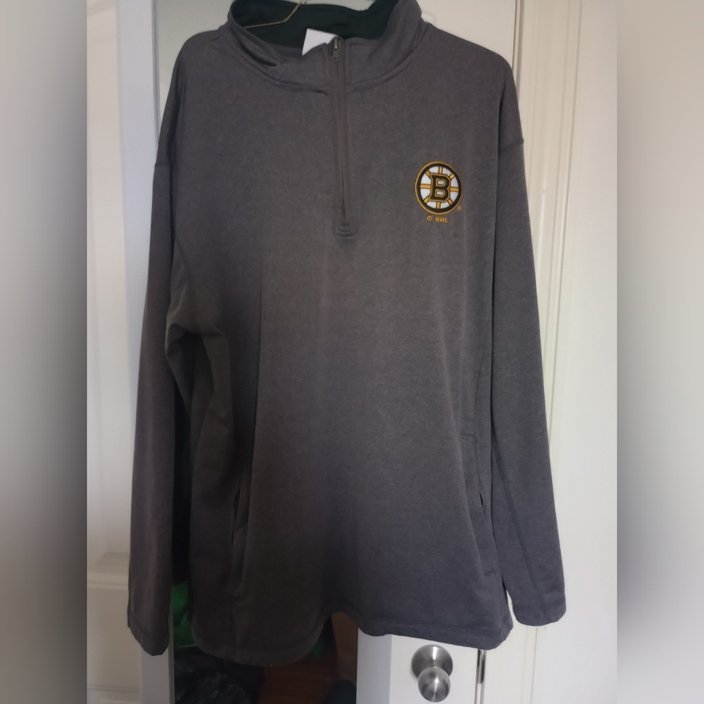 Boston Bruins Gray Pullover